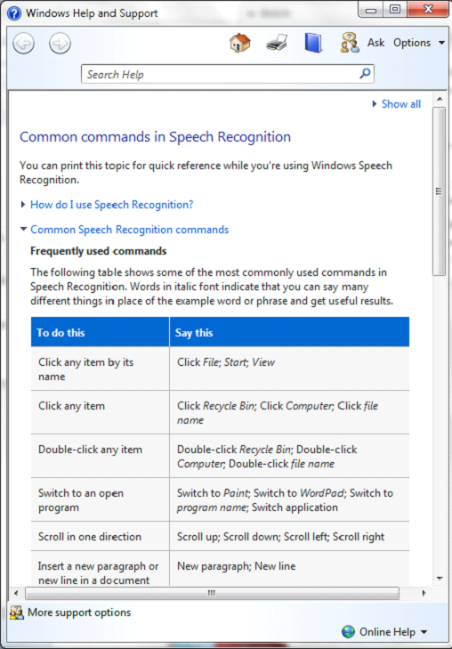 Train Speech Recognition